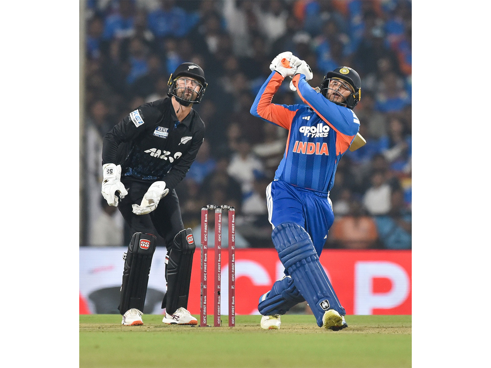 India's Abhishek Sharma. (Photo/ANI)