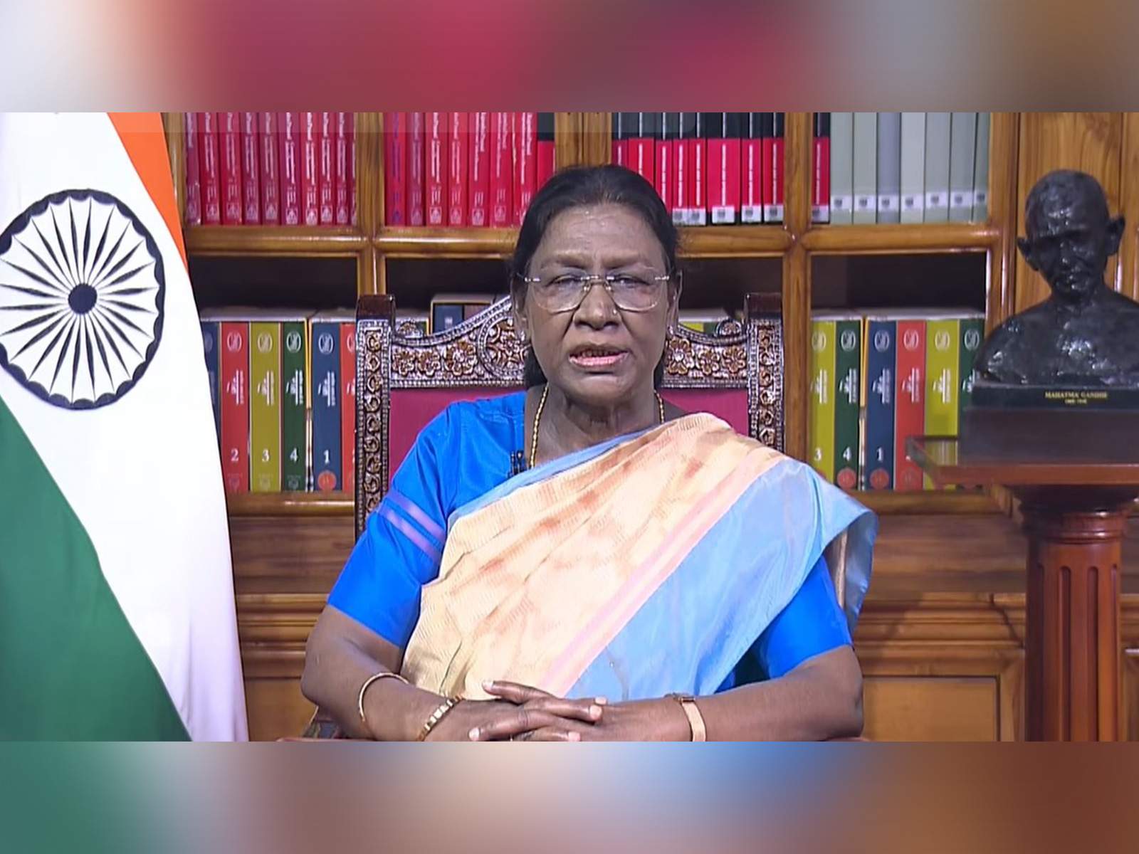 President Droupadi Murmu (Photo/ANI)