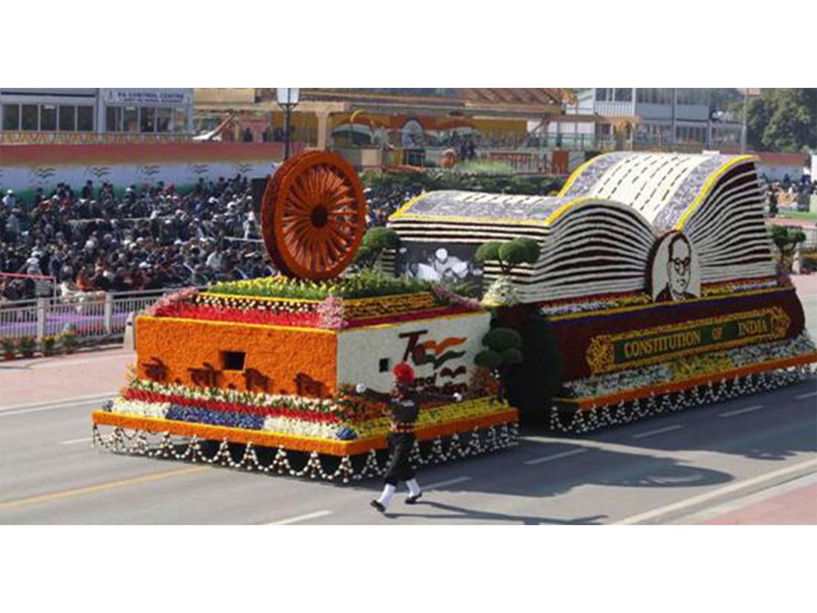 Visuals of a Tableaux at Republic Day Parade in Delhi (Photo/ PIB)