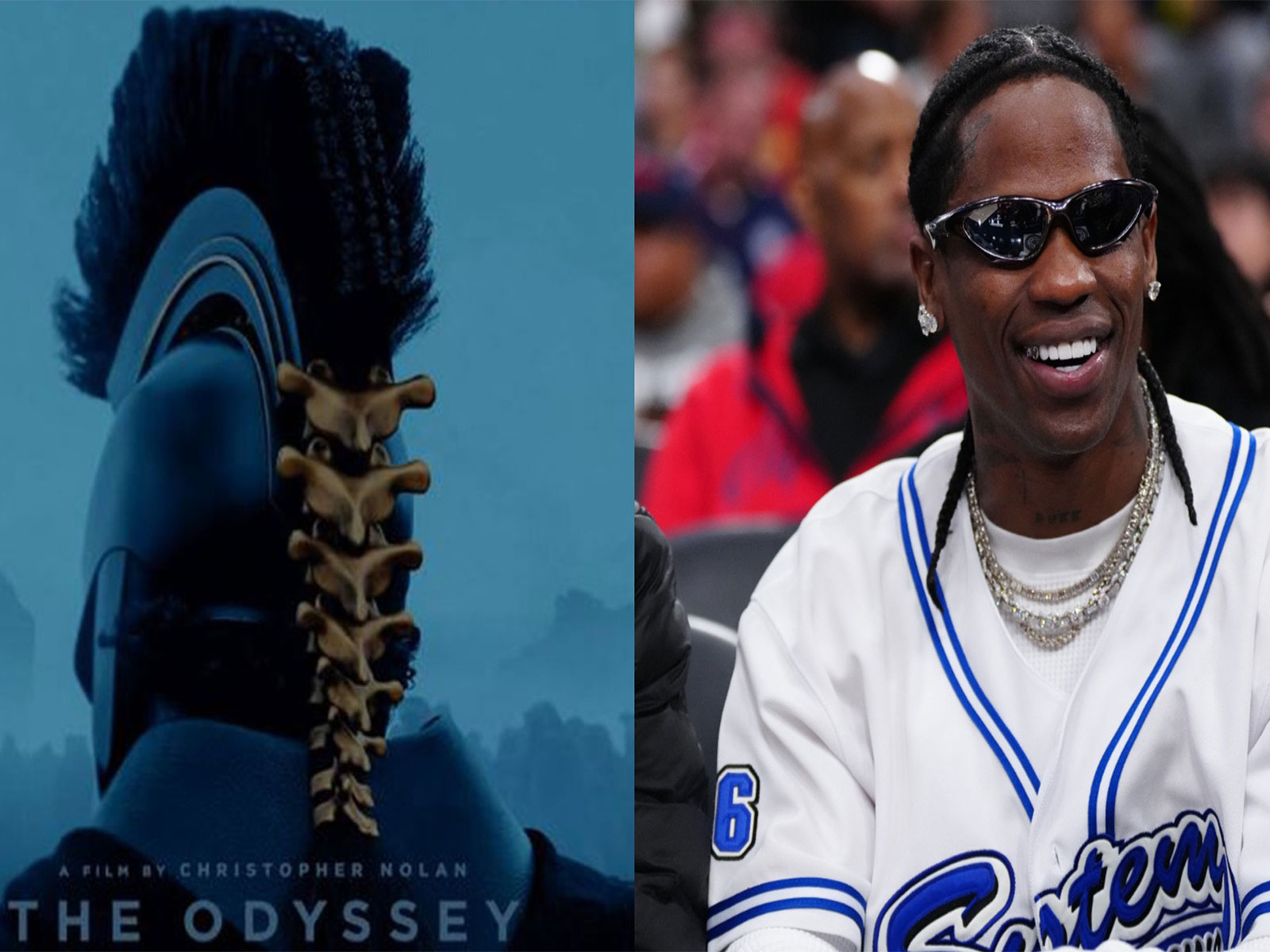 Travis Scott in 'The Odyssey' teaser (Photo/Reuters/Instagram@theodysseymovie)