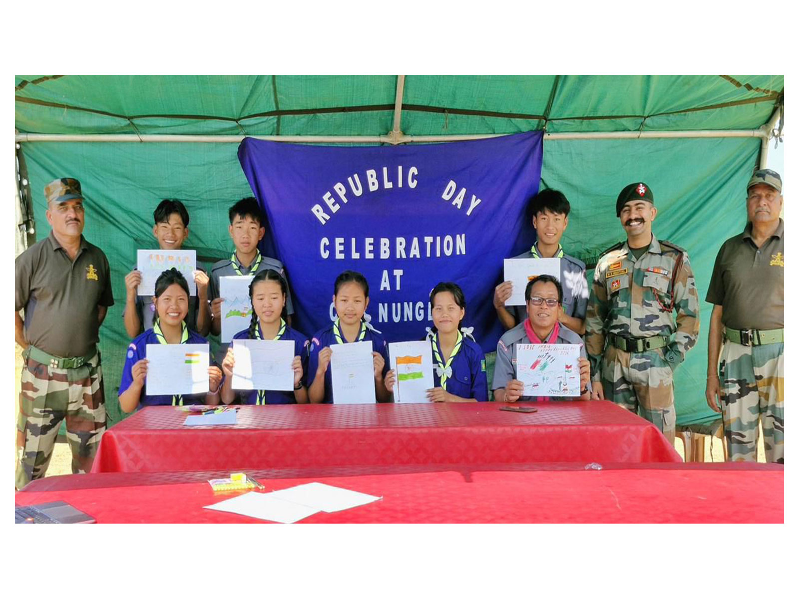 Assam Rifles celebrates 77th Republic Day (Photo/HQ IGAR(E))