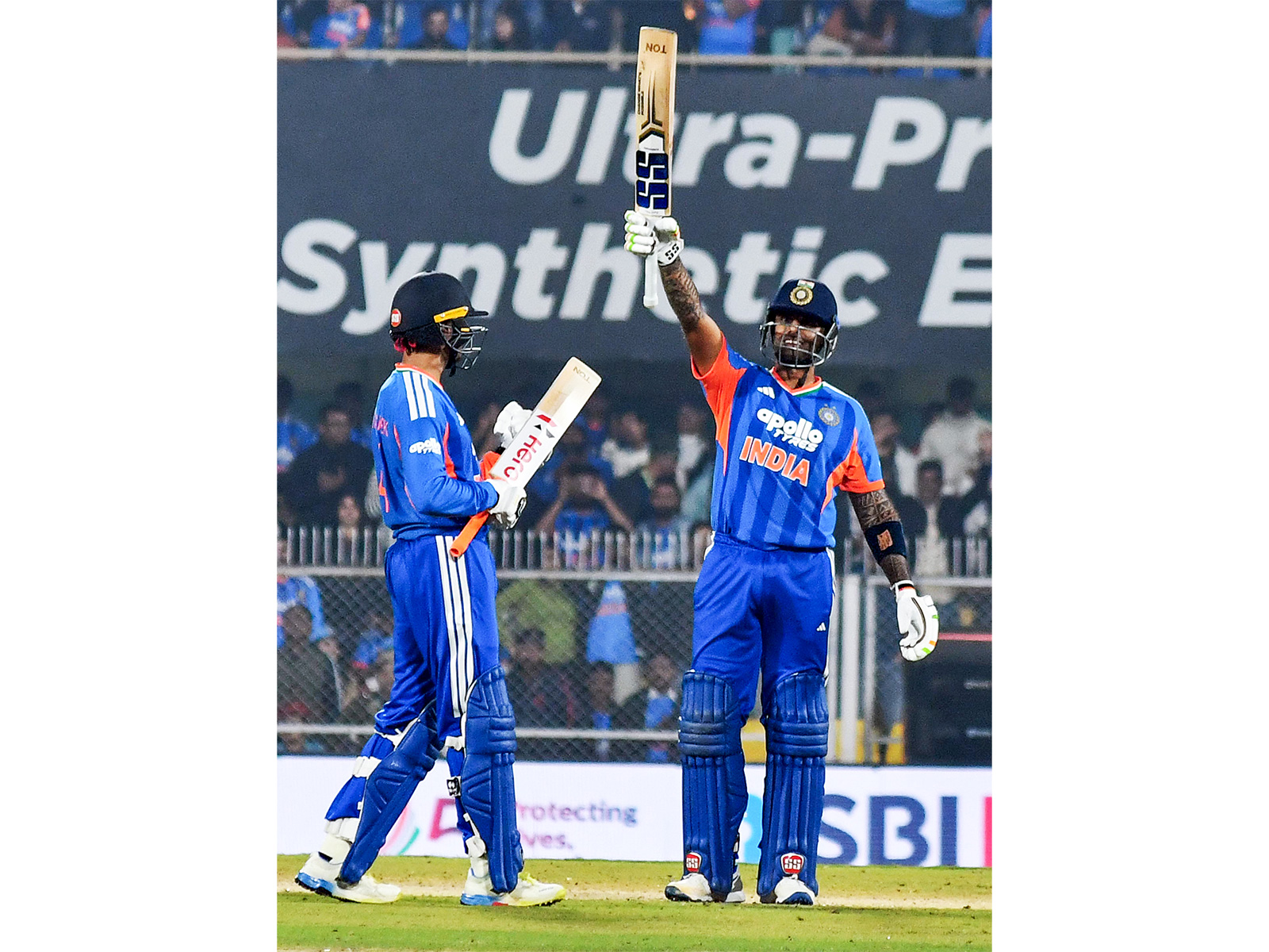 Abhishek Sharma (left) and Suryakumar Yadav (right) (Photo: ANI)