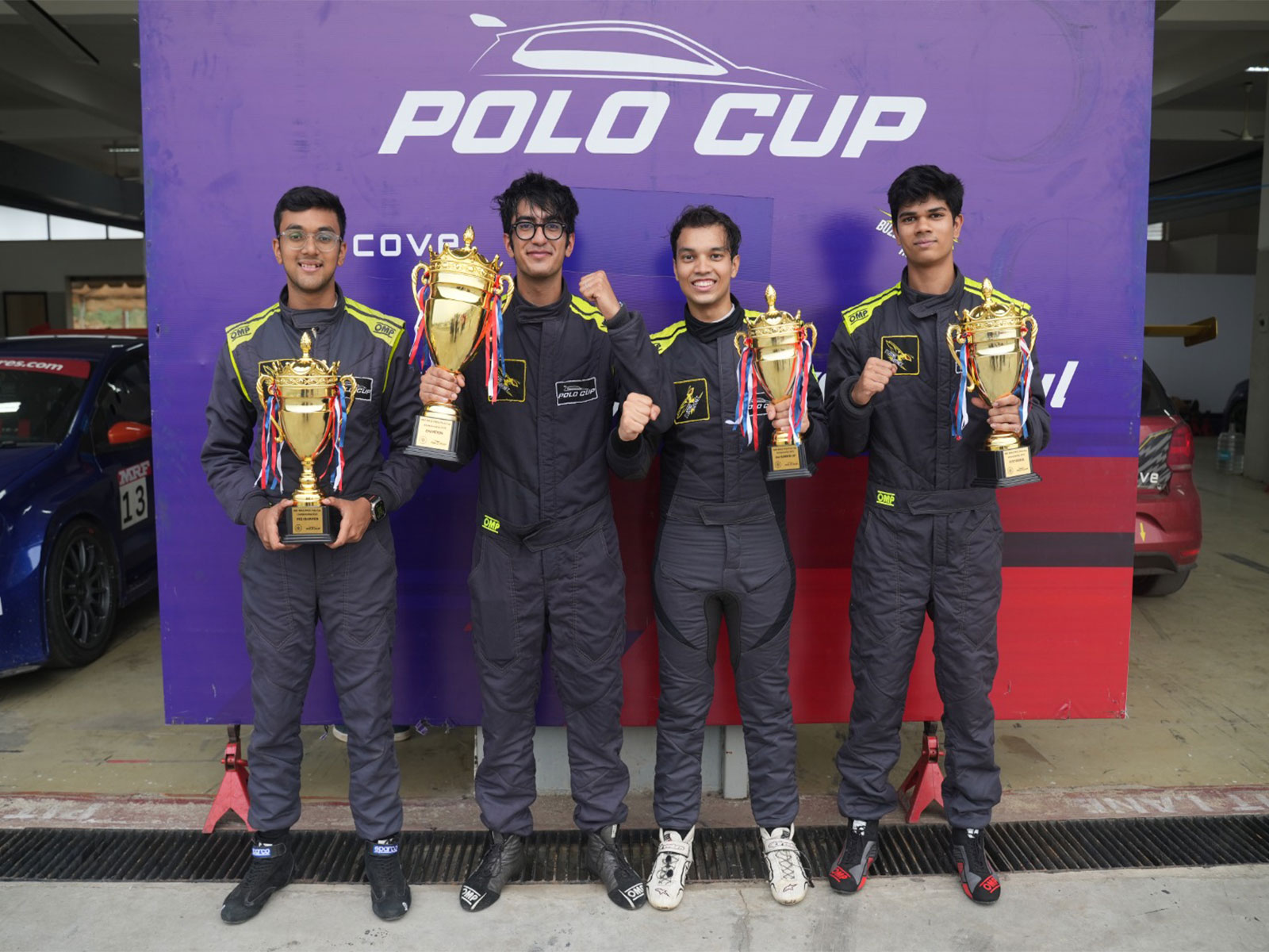 Winners of the Polo Cup at Indian National Racing Championship (Image: FMSCI)