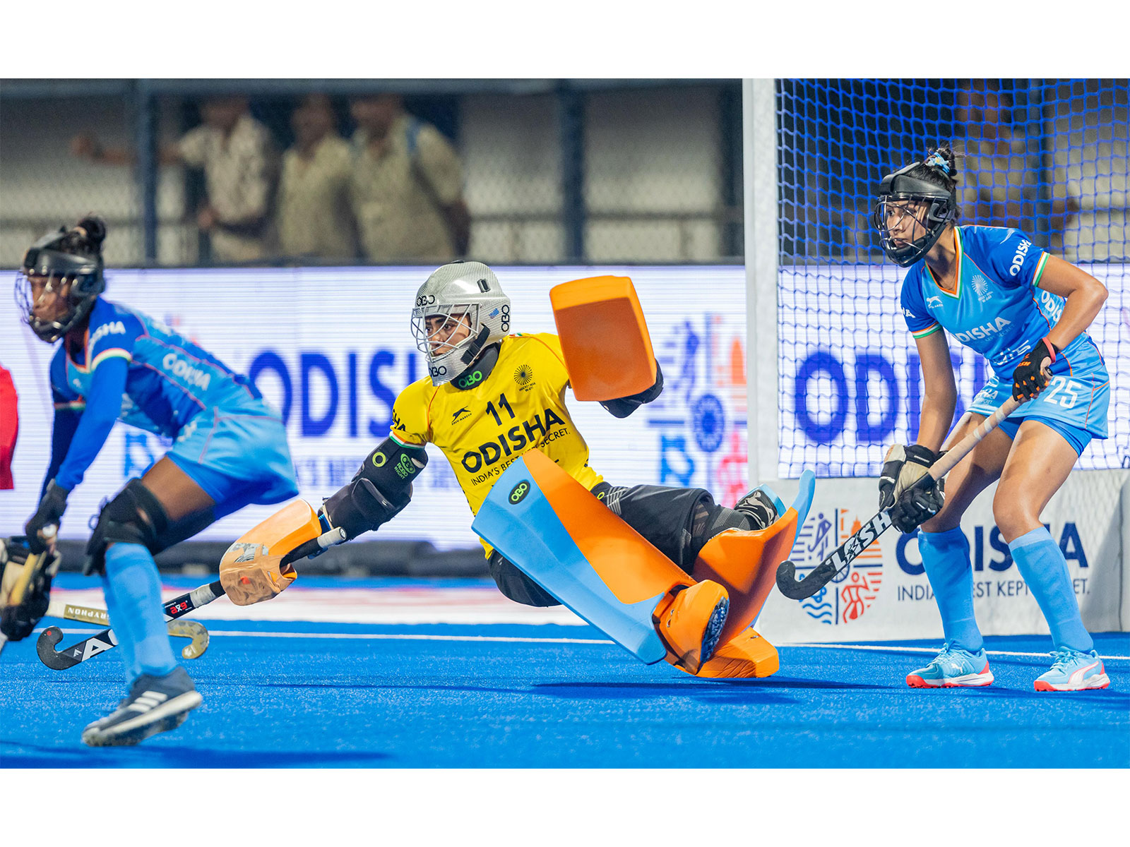 Savita Punia in action. (Photo: Hockey India)