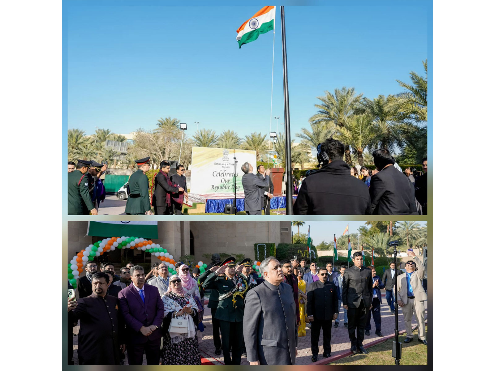 Republic Day celebration in Indian Embassy at Saudi Arabia (Photo: X@IndianEmbRiyadh)