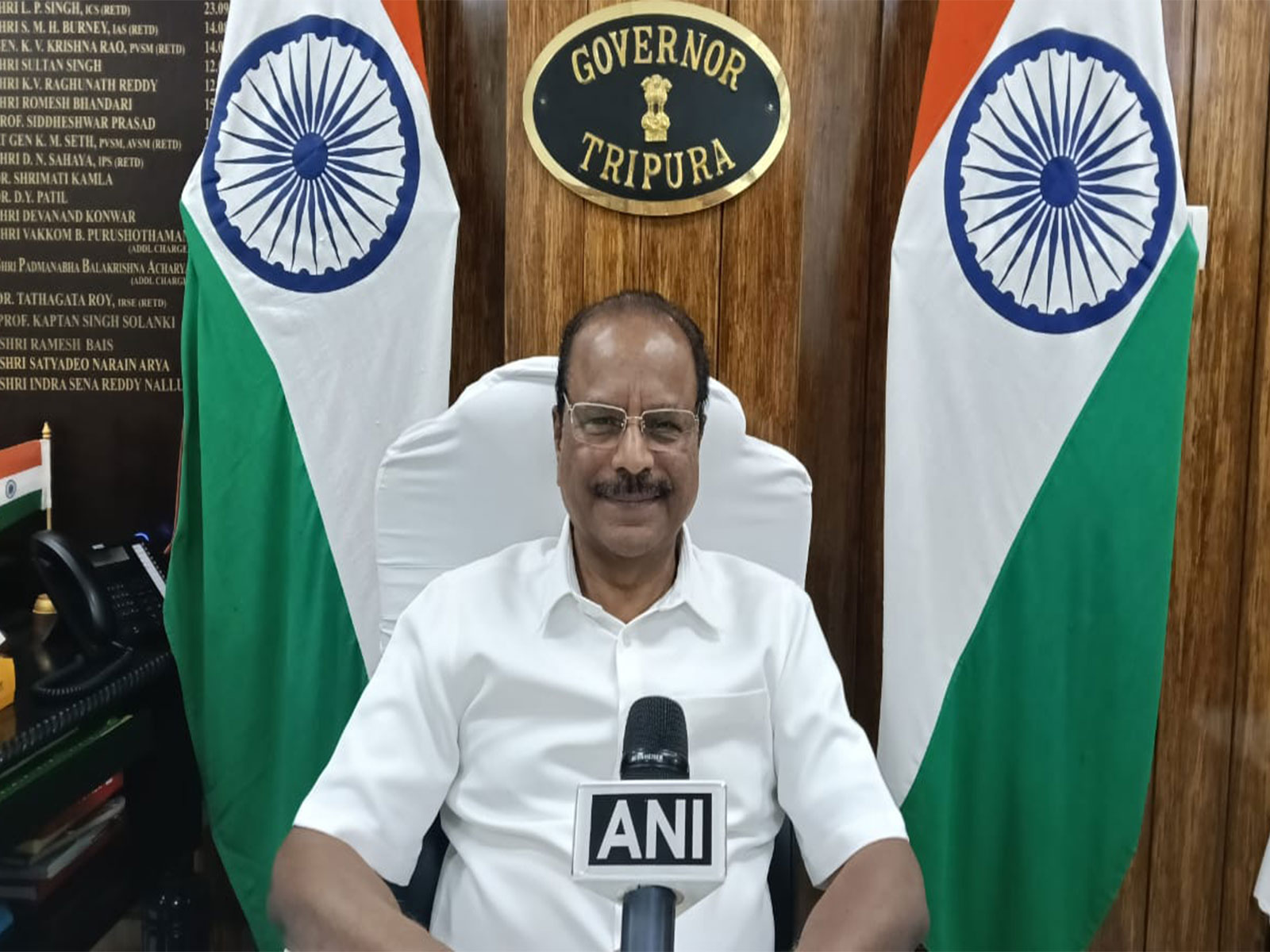 Tripura Governor Indra Sena Reddy Nallu (Photo/ANI)