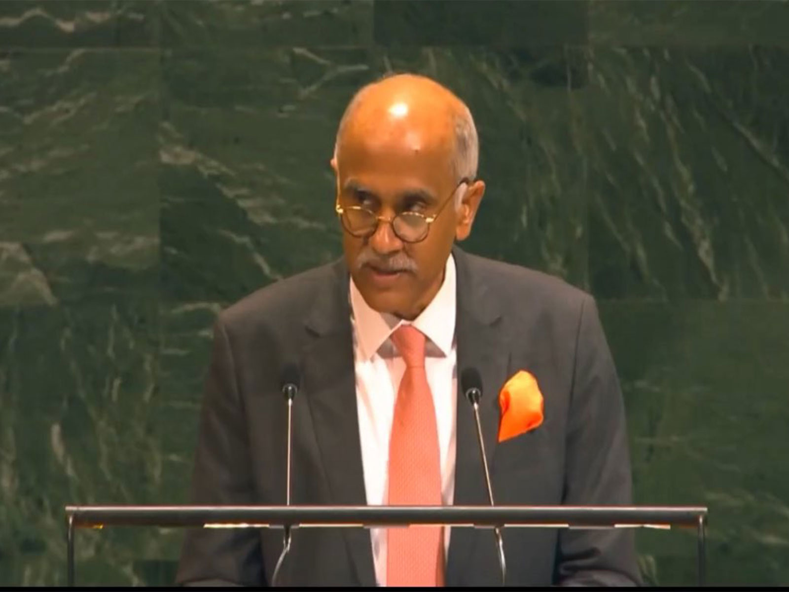 India's Permanent Representative to the UN, Ambassador Harish Parvathaneni (Photo/X@AmbHarishP)