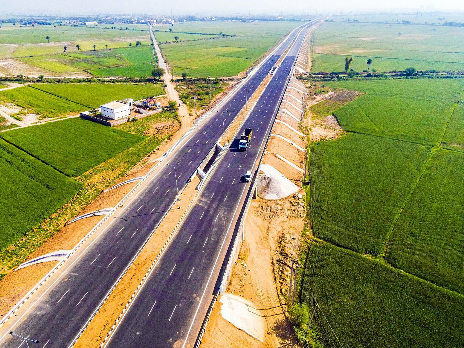  An aerial view of the 6-Lane highway  (File Photo/ANI)