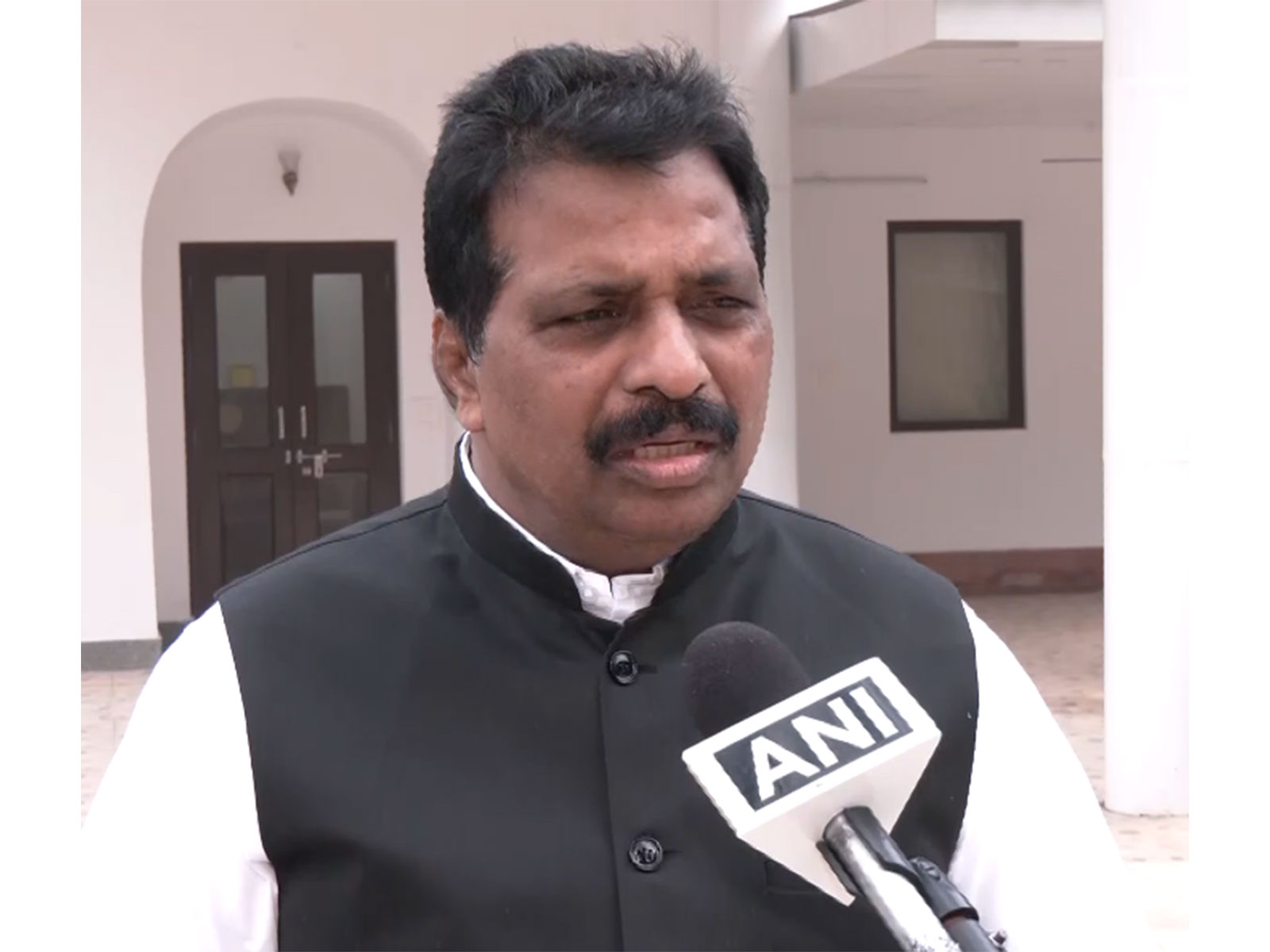 Congress leader K Suresh (Photo/ ANI)