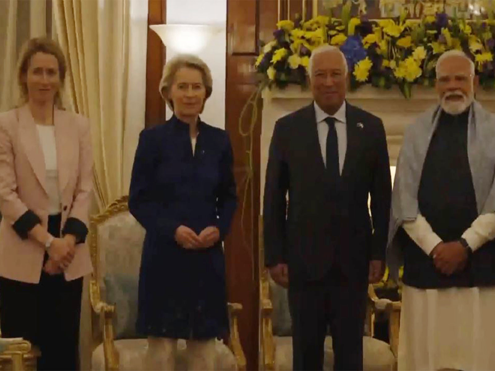 PM Modi holds bilateral talks with EU Presidents Costa, von der Leyen (Photo/DD News)