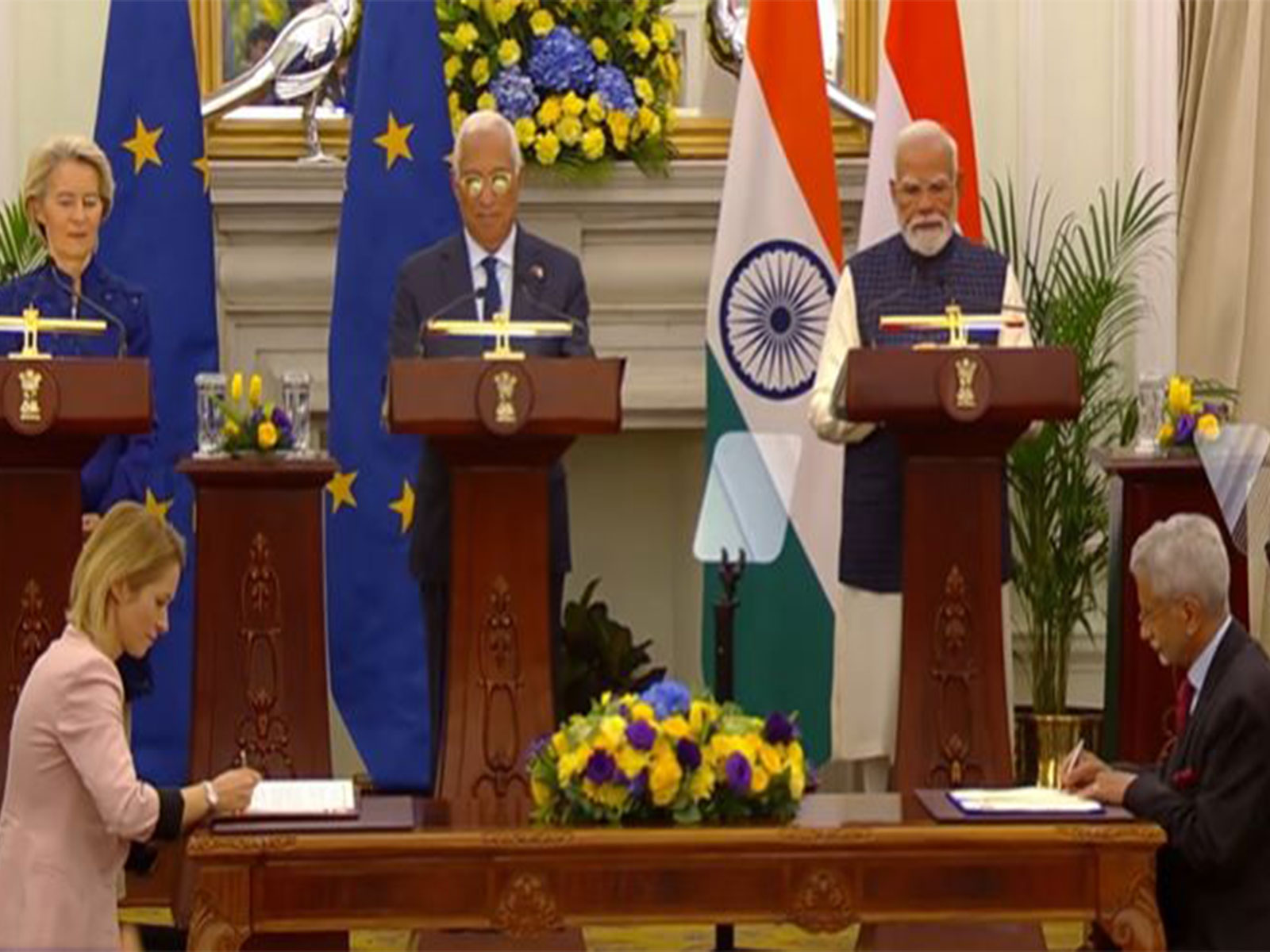 India-EU ink Security and Defence Partnership (Photo/ Youtube@NarendraModi)