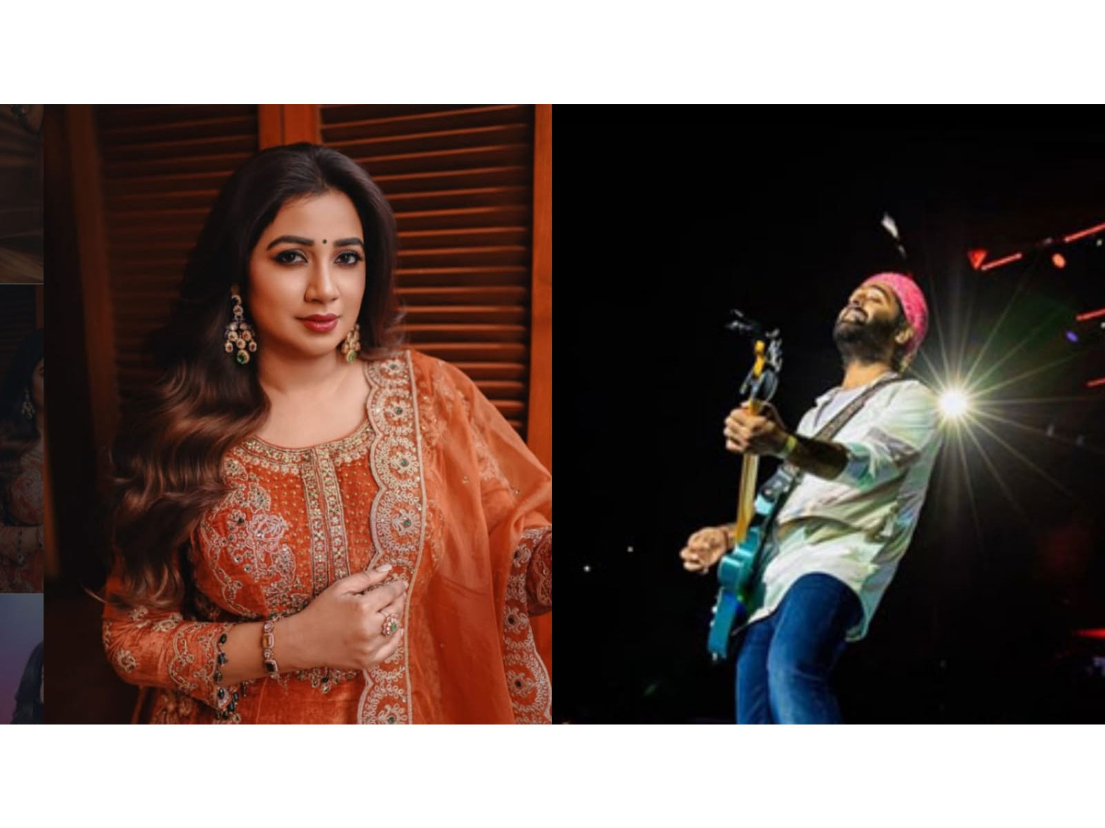 Shreya Ghoshal (Left) and Arijit Singh (Photo/Instagram/@shreyaghoshal, @arijitsingh)