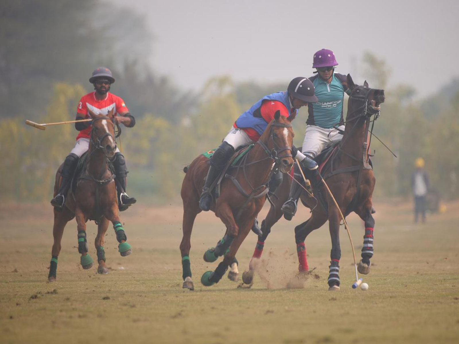 Polo players in action (Photo: Jindal Panther Polo)
