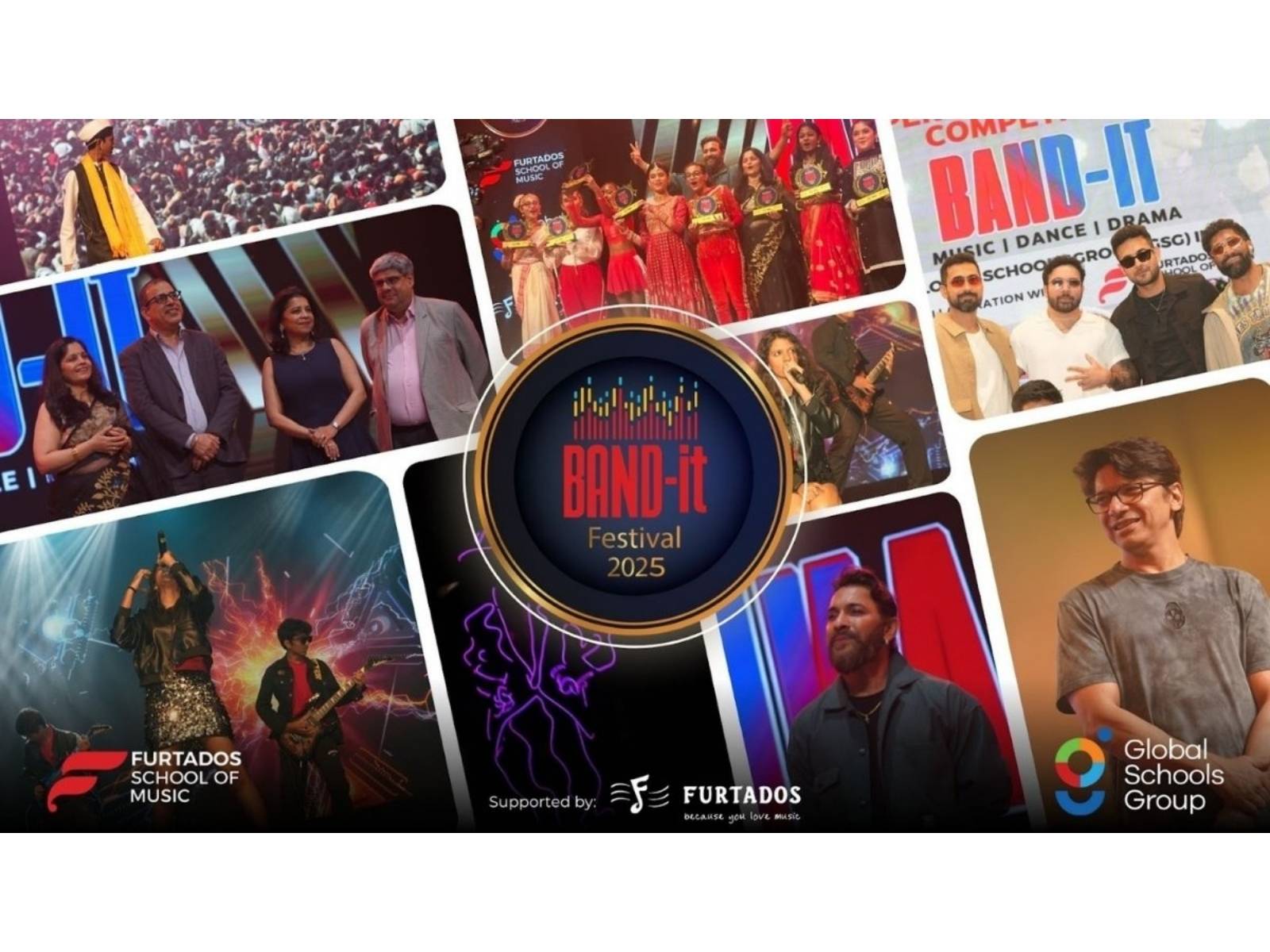FSM x GSG Band-It 2025 Grand Finale Celebrates India's Young Performing Arts Talent with Star-Studded Evening