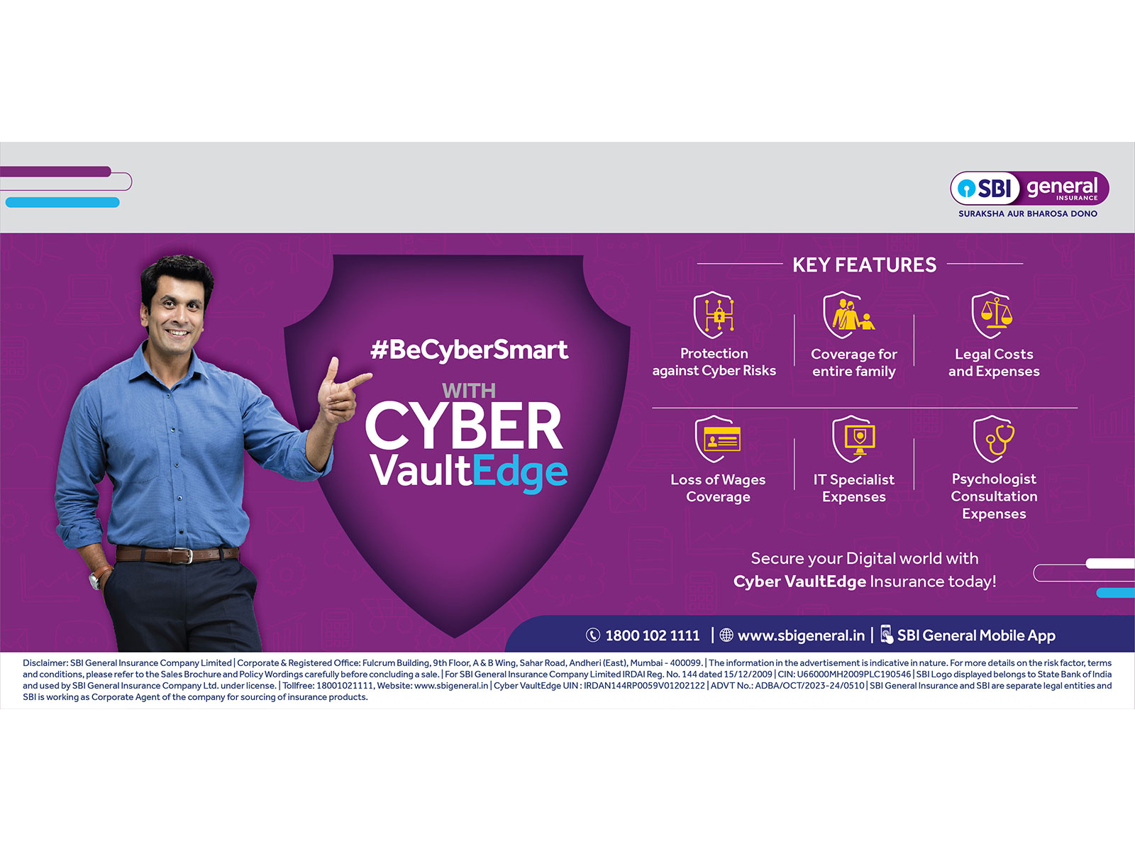 Safeguard your digital world with SBI General's Cyber VaultEdge