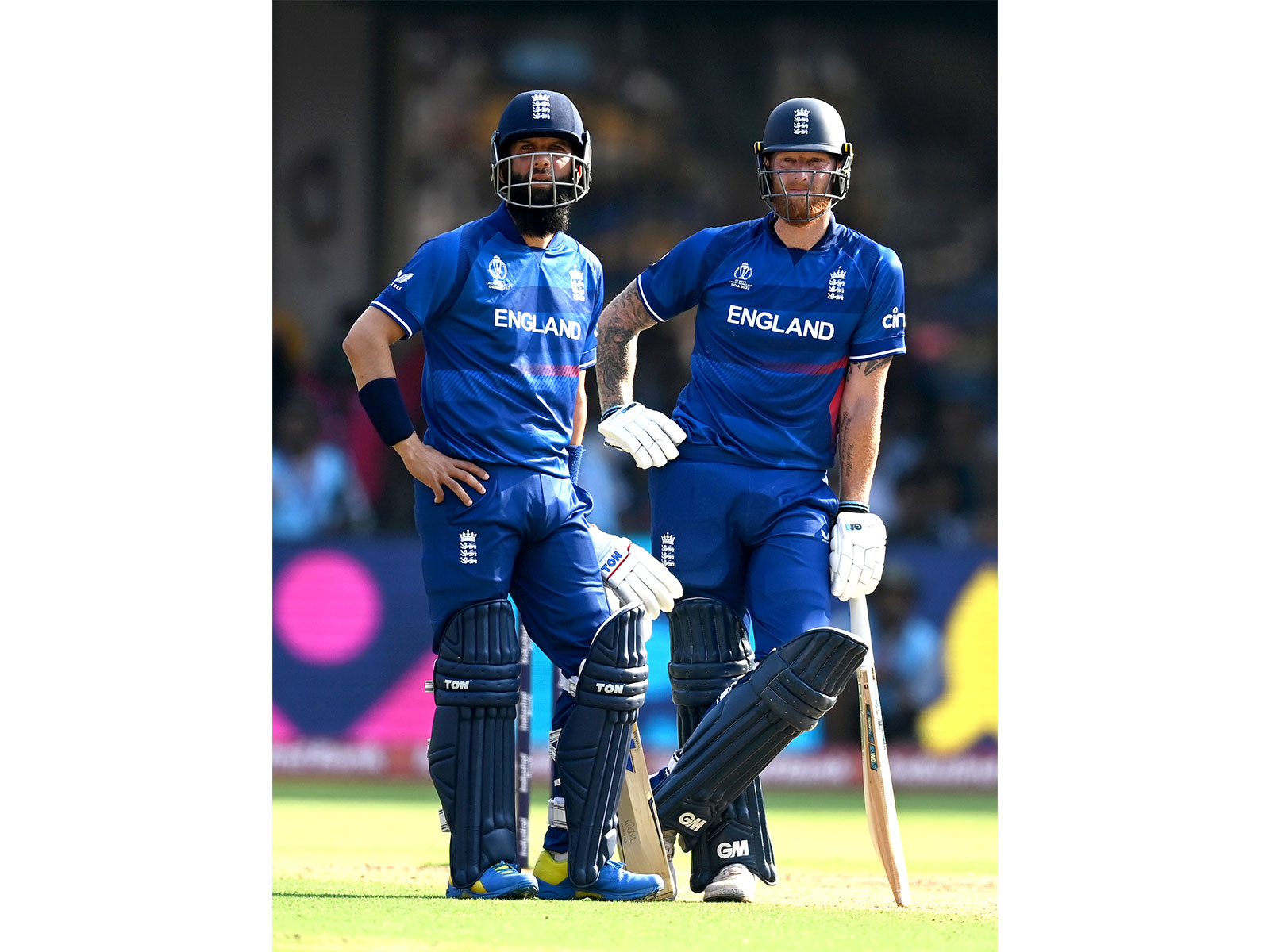 Moeen Ali (left) and Ben Stokes (right) 