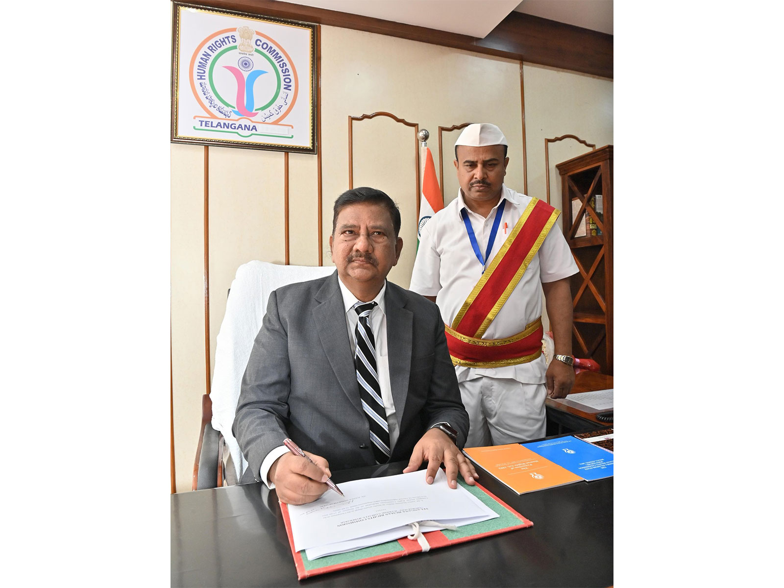 TGHRC Judicial Member Sivadi Praveena (Photo/X @JacobBhoompag)