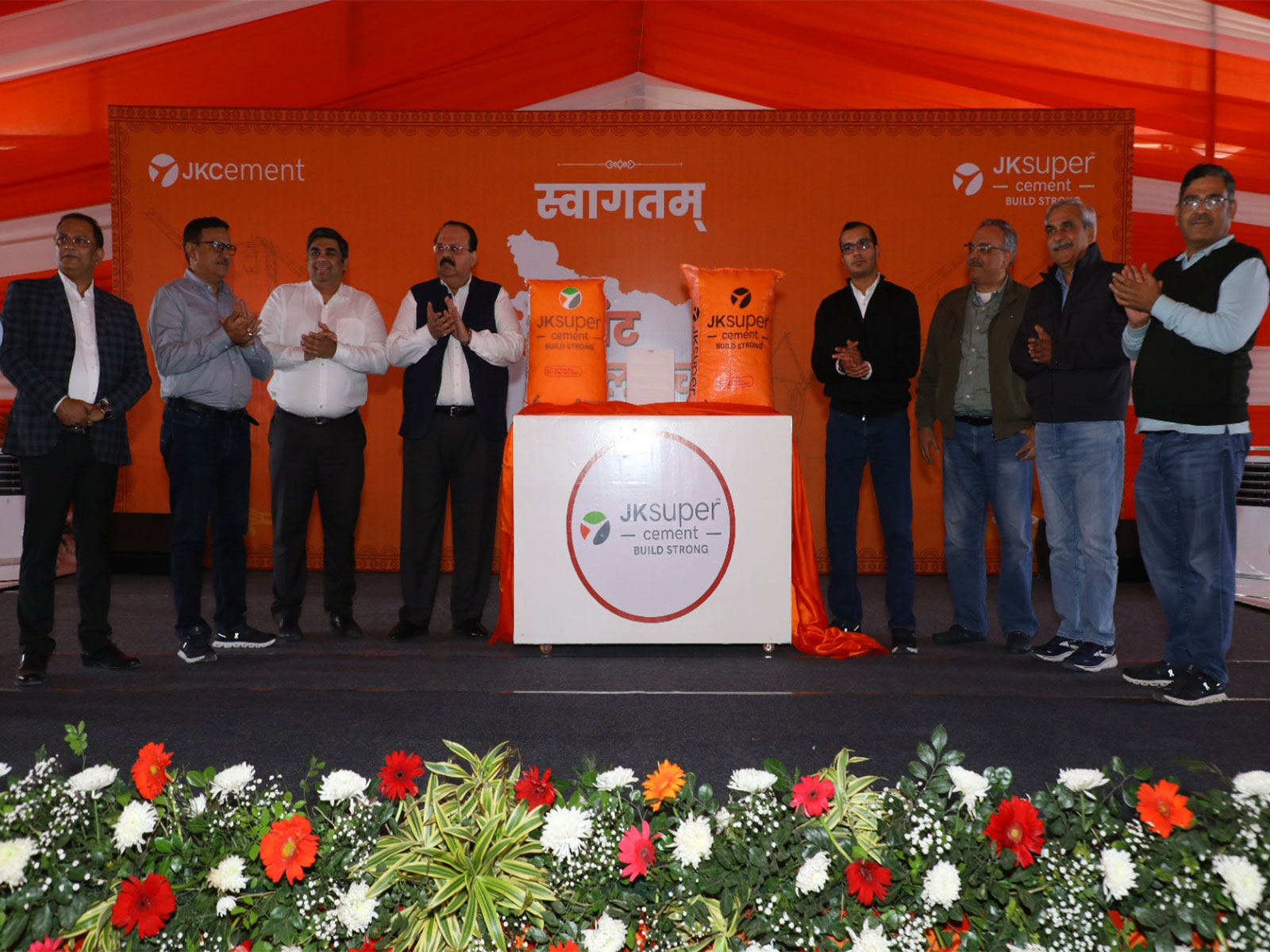 JK Cement Leadership at the Buxar, Bihar plant