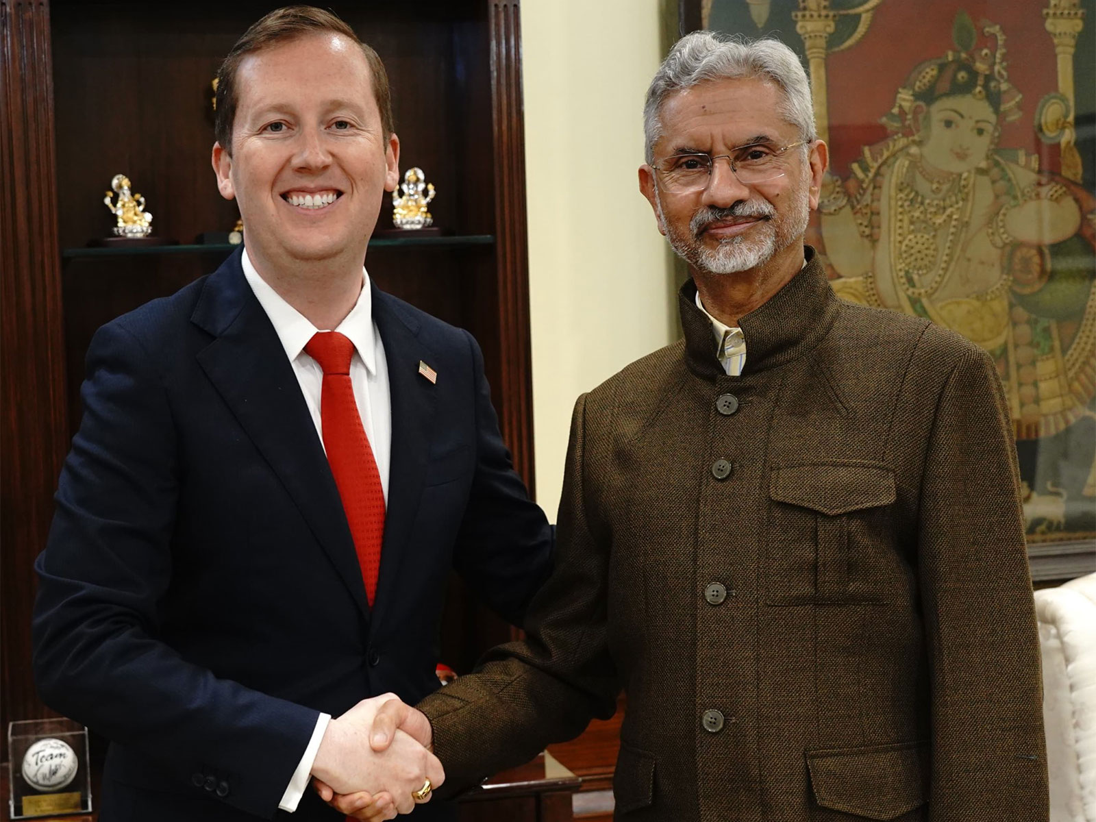 EAM Jaishankar meets US Ambassador Gor (Photo/X@DrSJaishankar)