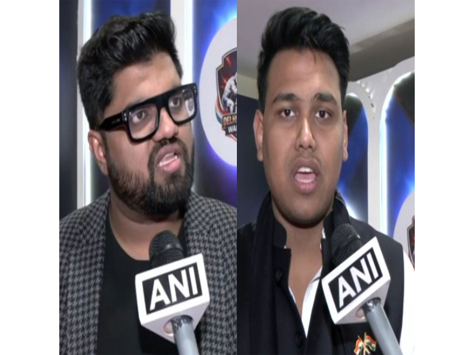 Akhil Gupta, CEO (left) and Dayaan Farooqi, Chairman (Right) of Pro Wrestling League (Photo/ANI)