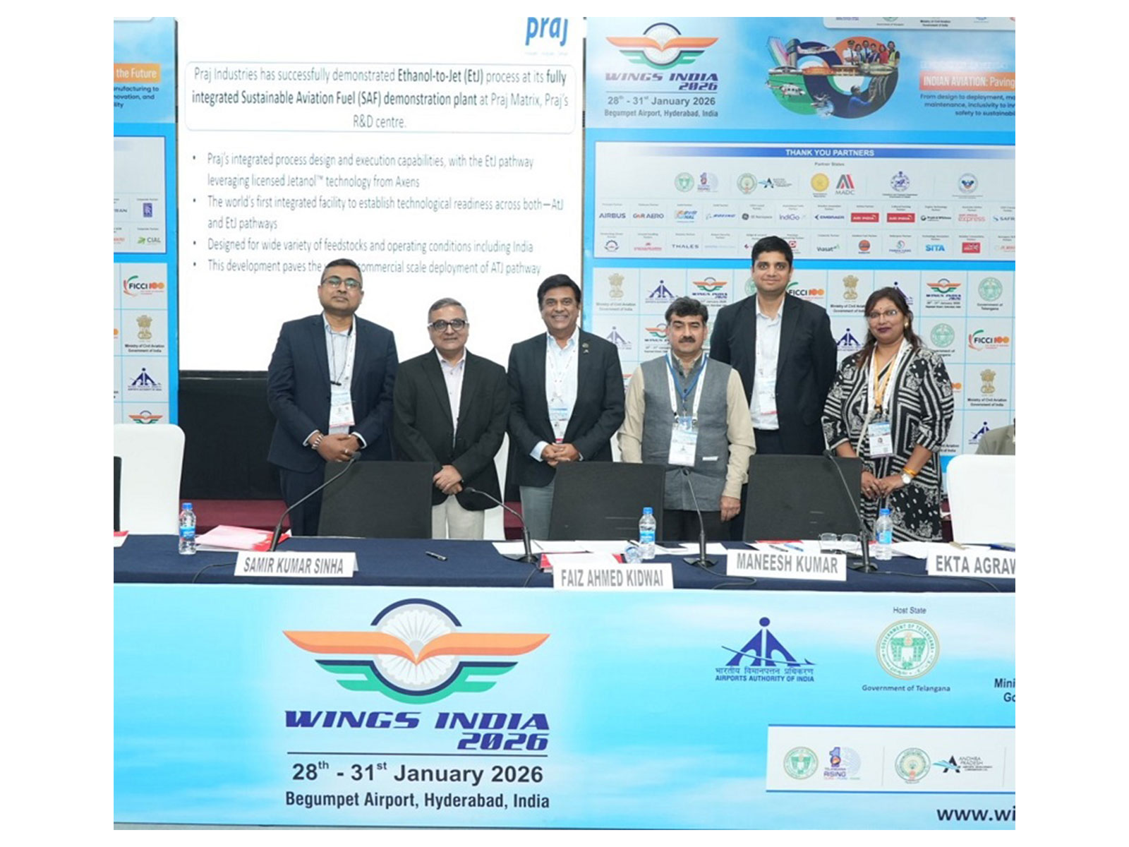 The announcement was made at Wings India 2026, India's premier aviation industry platform in presence of key industry stakeholders of the SAF ecosystem.
