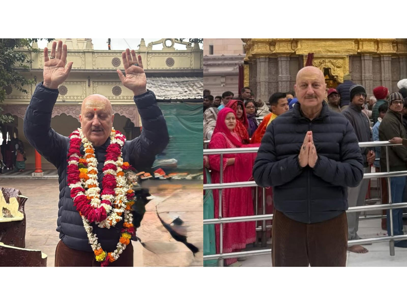 Anupam Kher in Varanasi (Photo/instagram/@anupampkher)