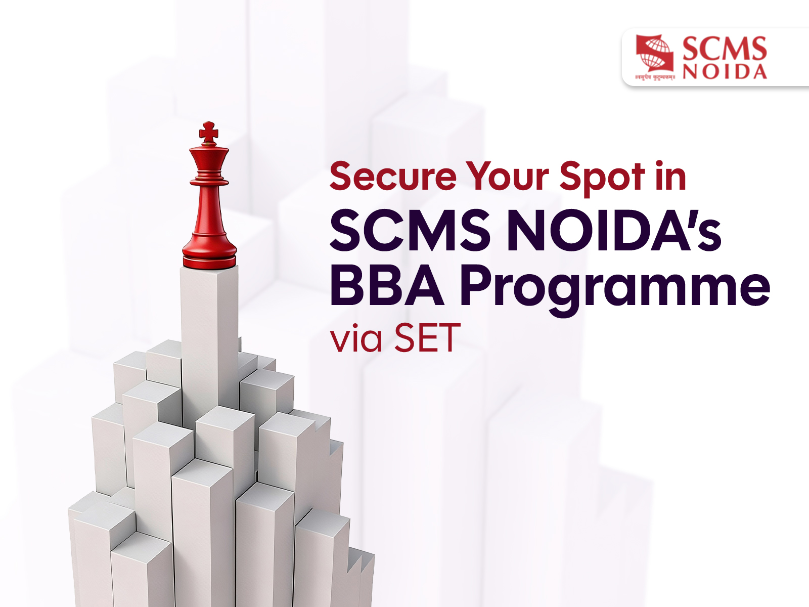 Admissions Open for SCMS NOIDA via SET 2026