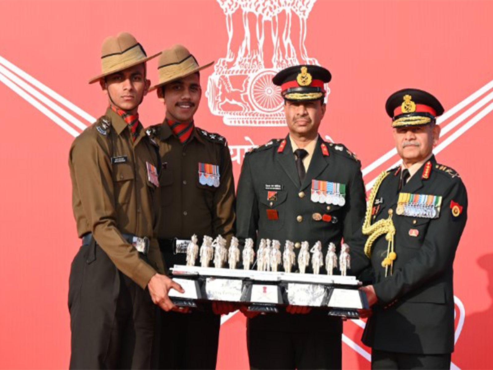 COAS felicitates Army Contingents for exemplary R-Day 2026 performance (Photo/@adgpi)