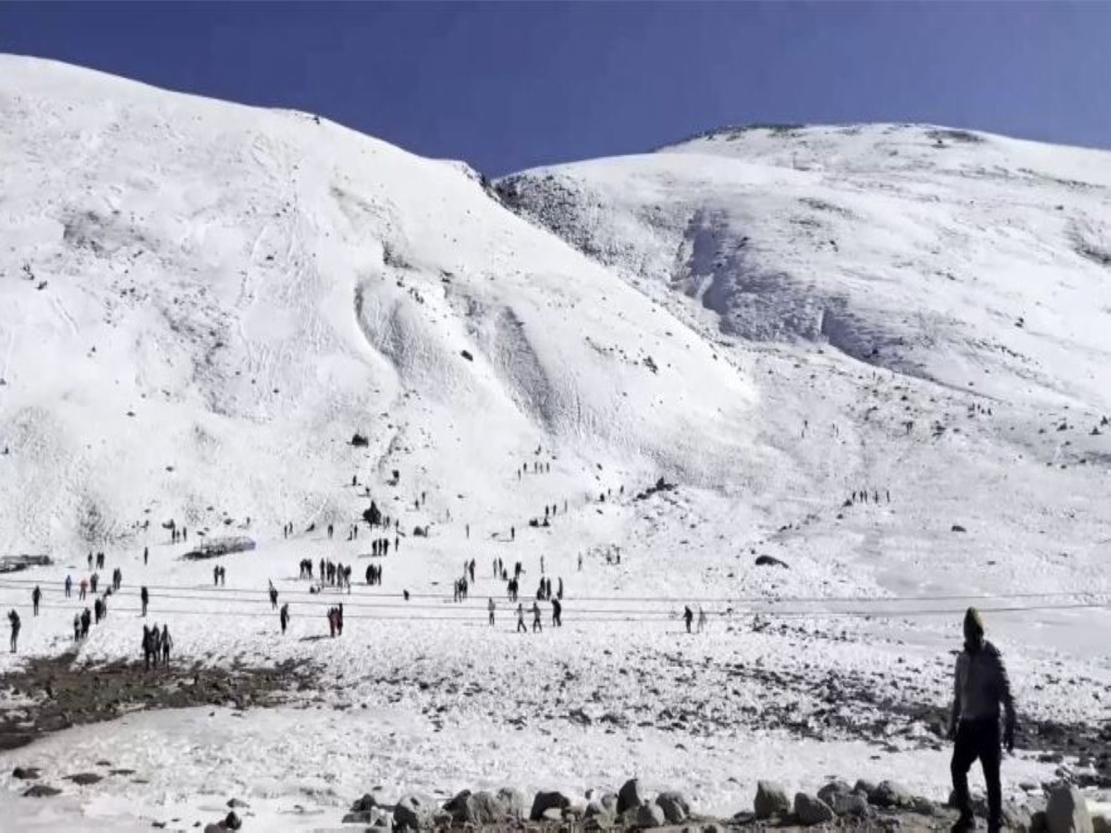 The snow covered vistas of North Sikkim (Photo/ANI)