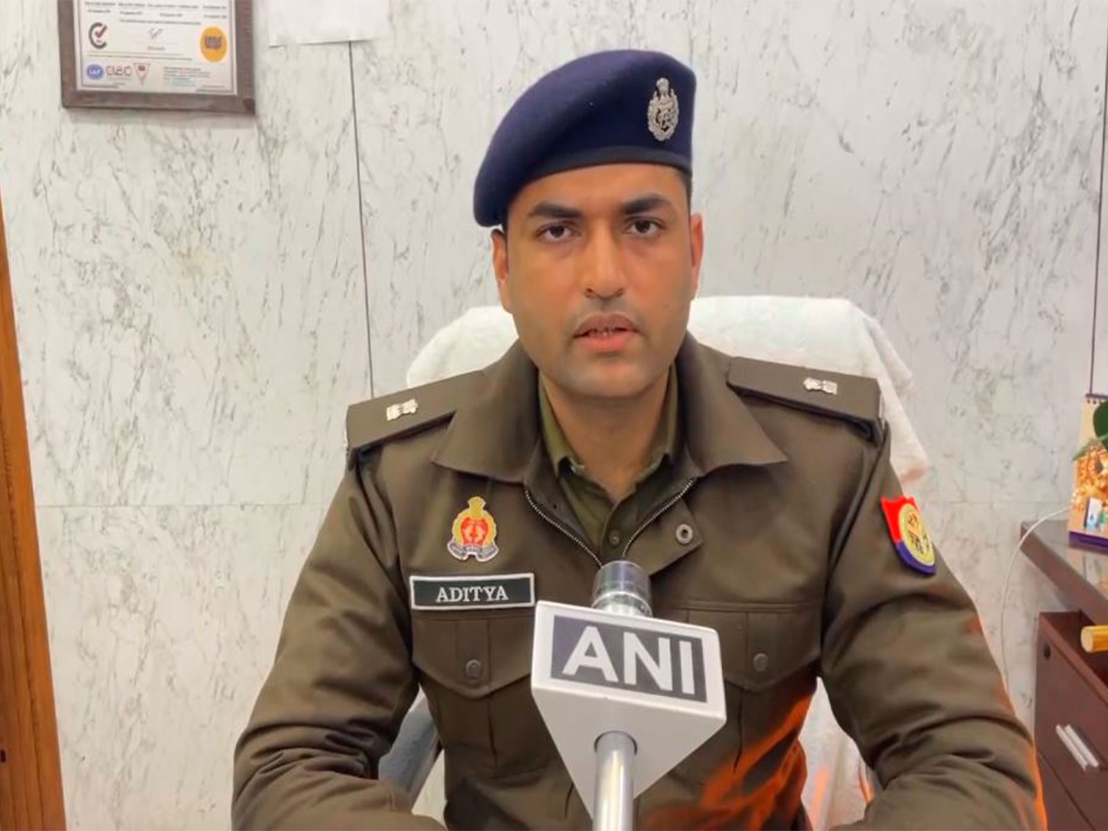 Deputy Commissioner of Police (Agra West) Aditya (Photo/ANI)
