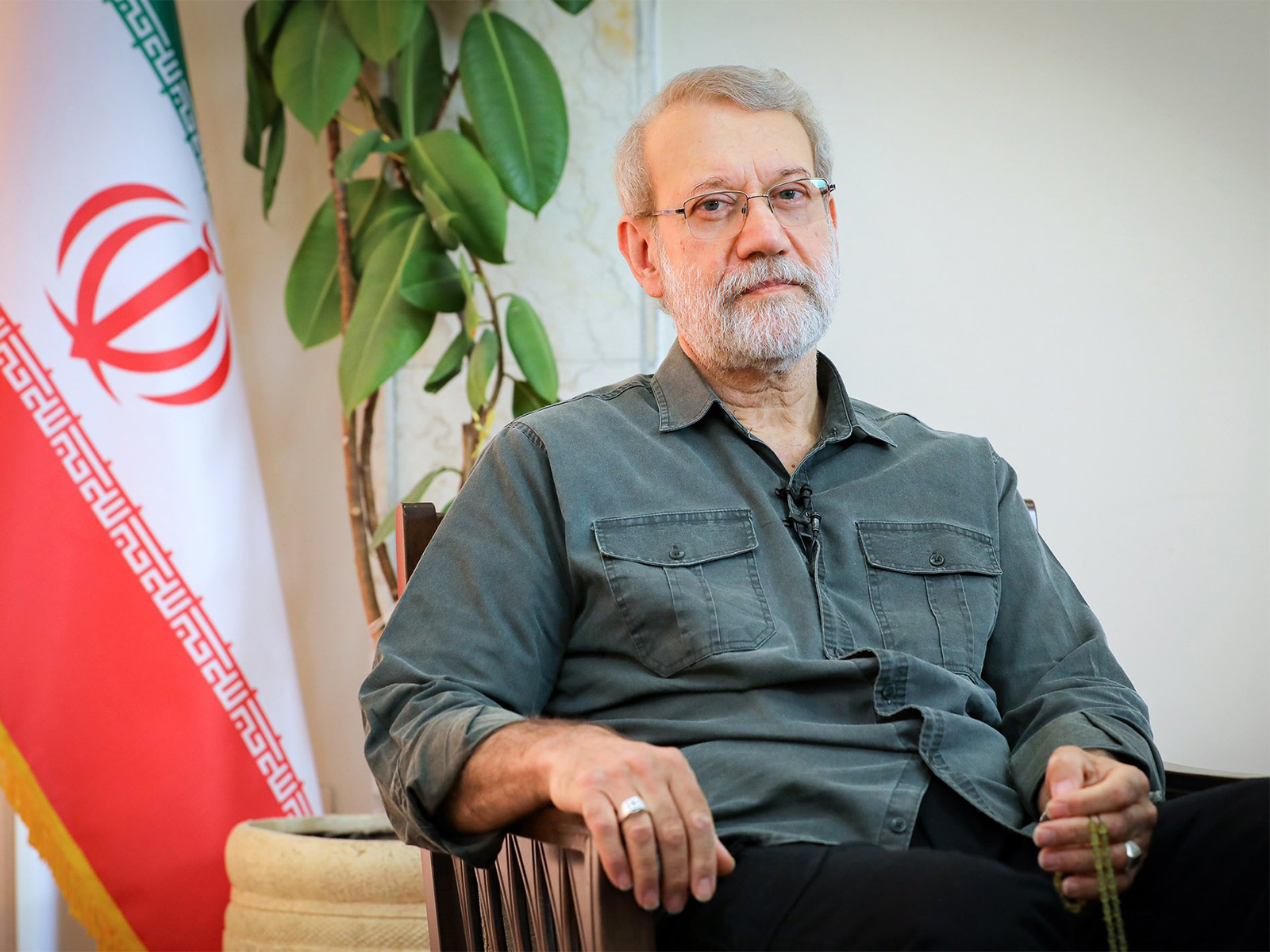 Secretary of Iran's Supreme National Security Council, Ali Larijani (File Photo/X@alilarijani_ir)