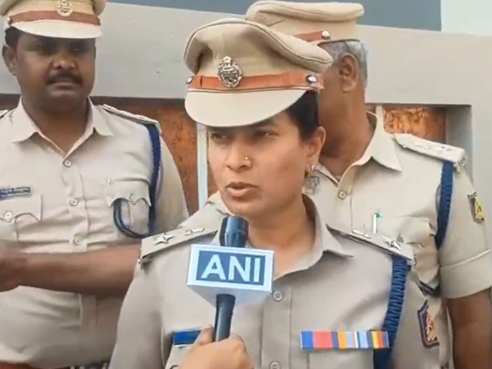 Vijayanagara Superintendent of Police S. Jahnavi (Photo: ANI)