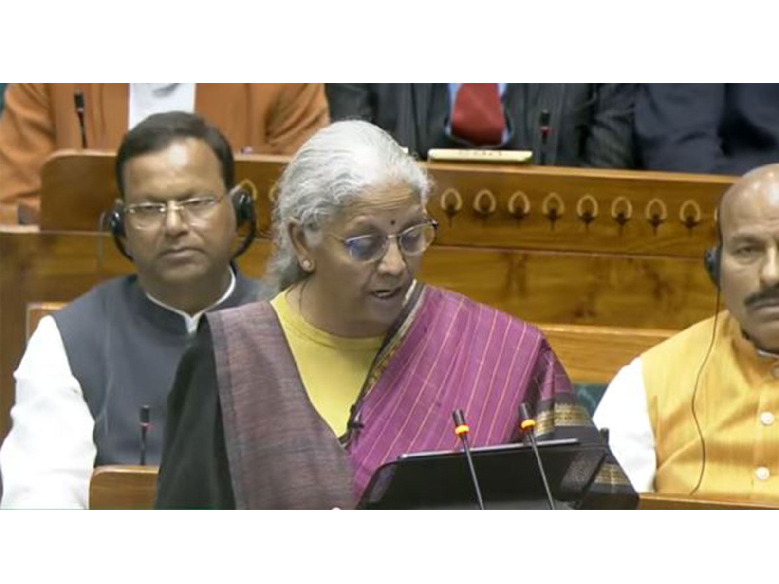  Finance Minister Nirmala Sitharaman (Photo/SansadTV)