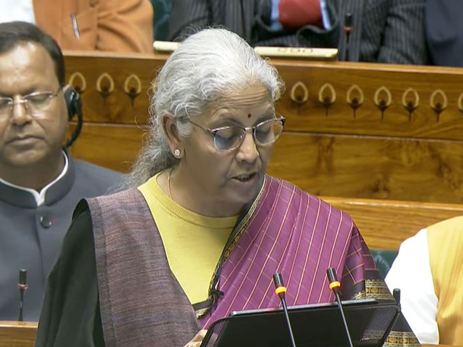 Finance Minister Nirmala Sitharaman (Photo/Sansad TV)