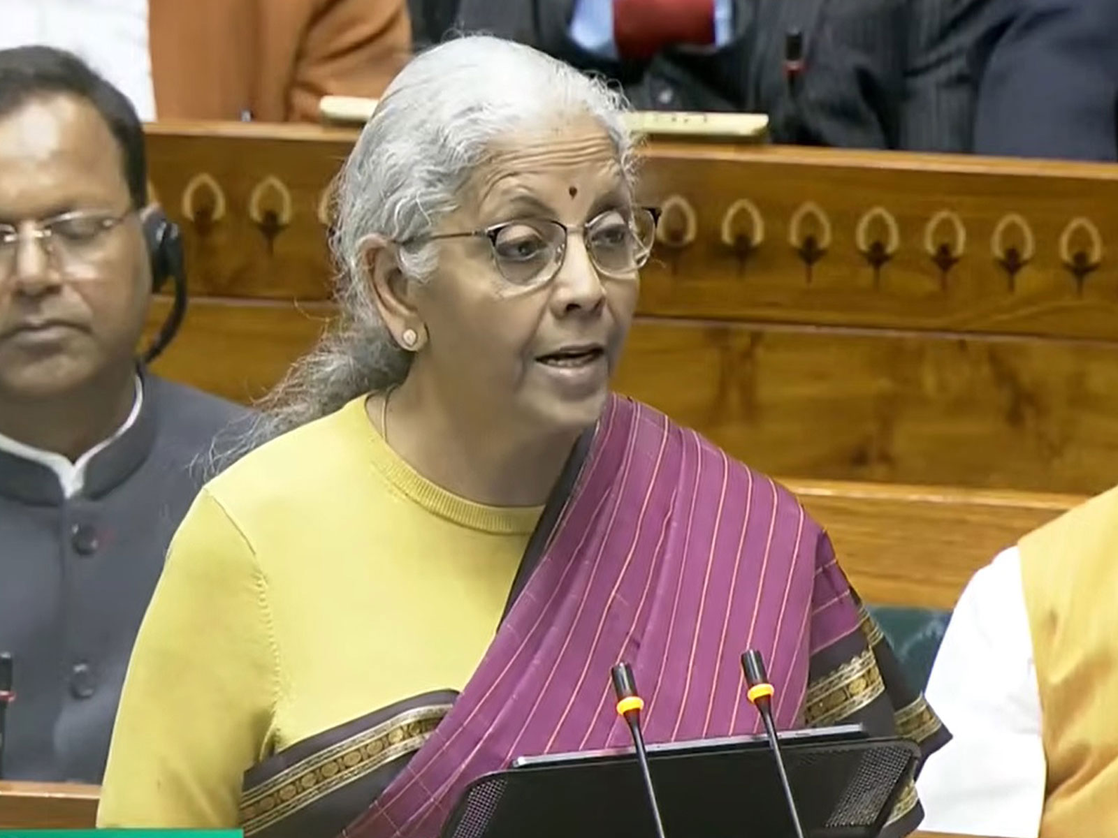 Finance Minister Nirmala Sitharaman (Photo/Sansad TV)