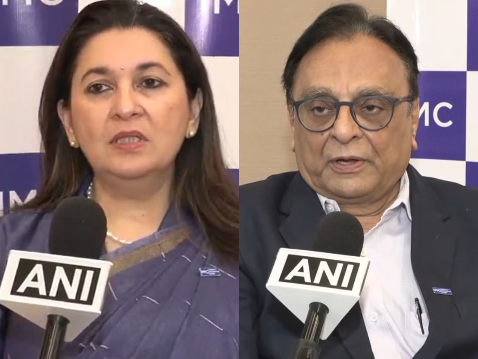 Sheetal Kalro (L) and Sanjay Mehta (R) (Photo: ANI)