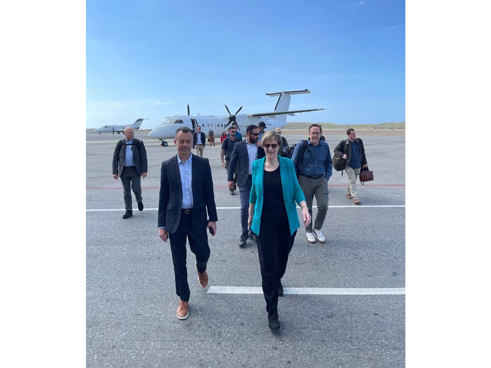 New US envoy Laura Dogu arrives in Caracas, Venezuela (Photo/X/ @usembassyve) 