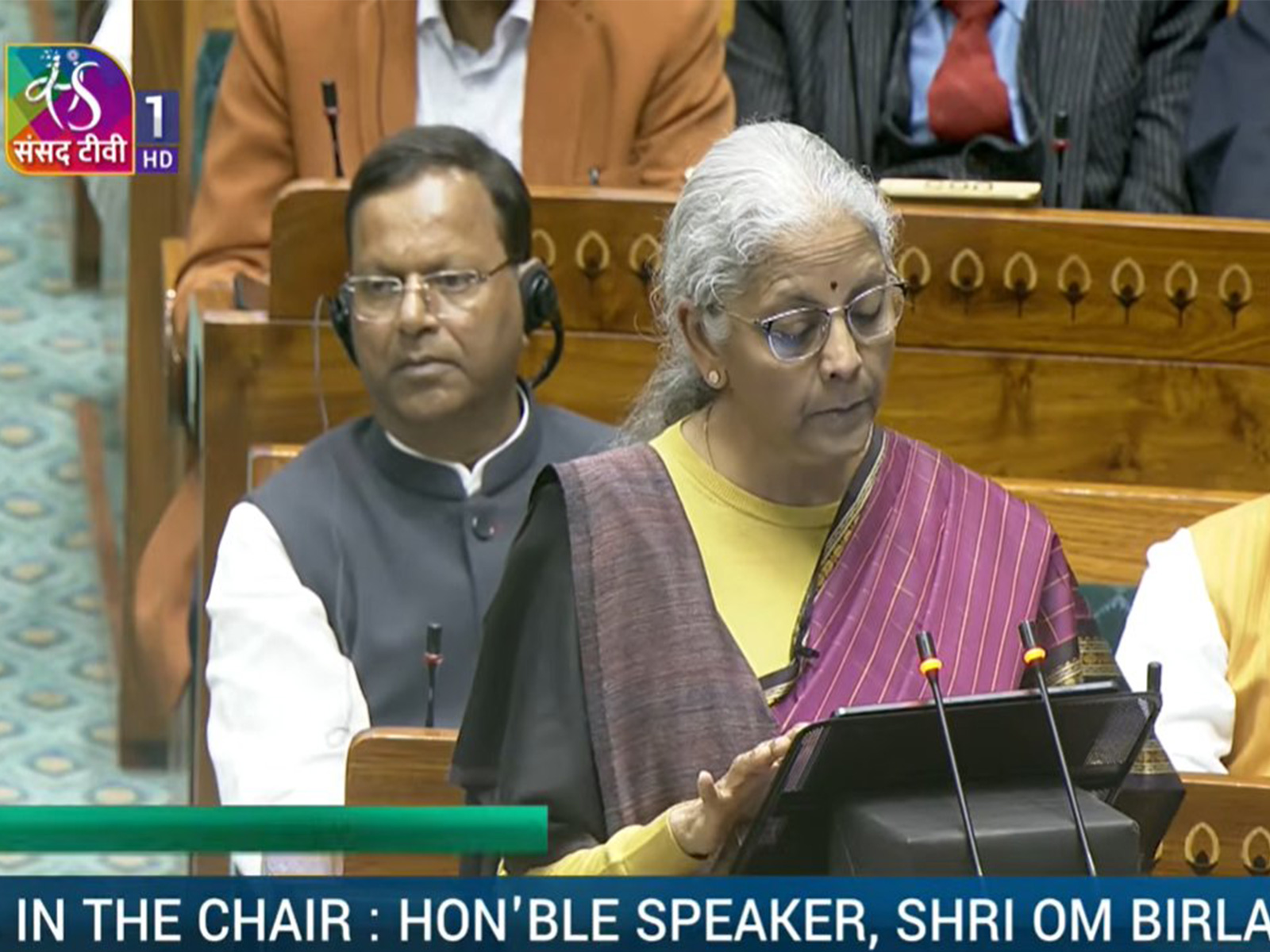 Finance Minister Nirmala Sitharaman (Image: SansadTV)