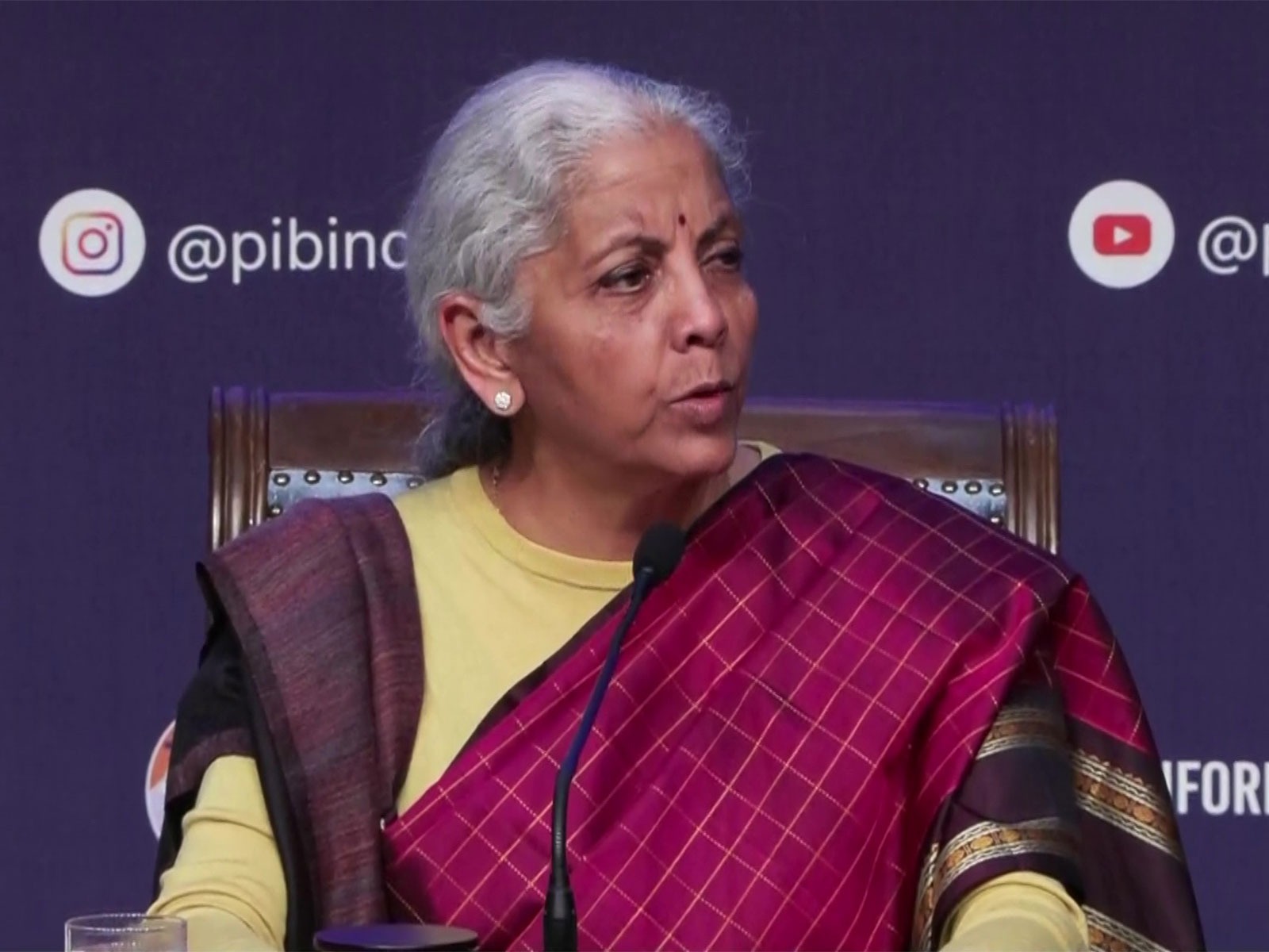 Finance Minister Nirmala Sitharaman (Image/ANI)