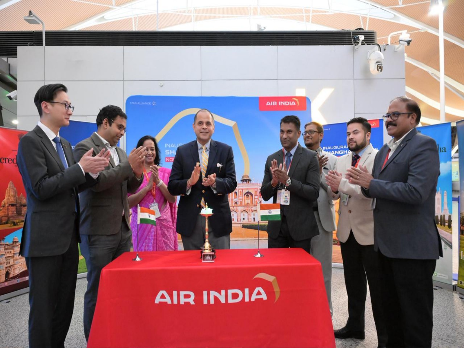 Air India resumes direct Shanghai-New Delhi flights after nearly six years (Photo/ANI)