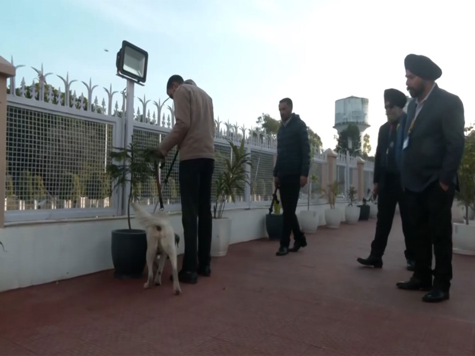Security heightened outside Jammu and Kashmir Legislative Assembly (Photo/ANI)