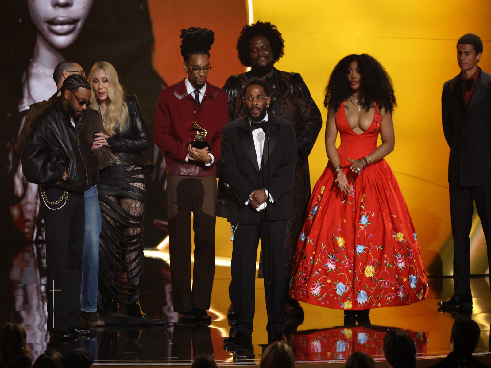 Kendrick Lamar and SZA (Photo/Reuters)