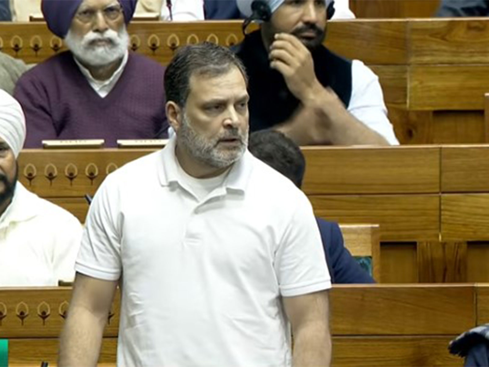  Lok Sabha Leader of Opposition (LoP) Rahul Gandhi (Photo/ANI)