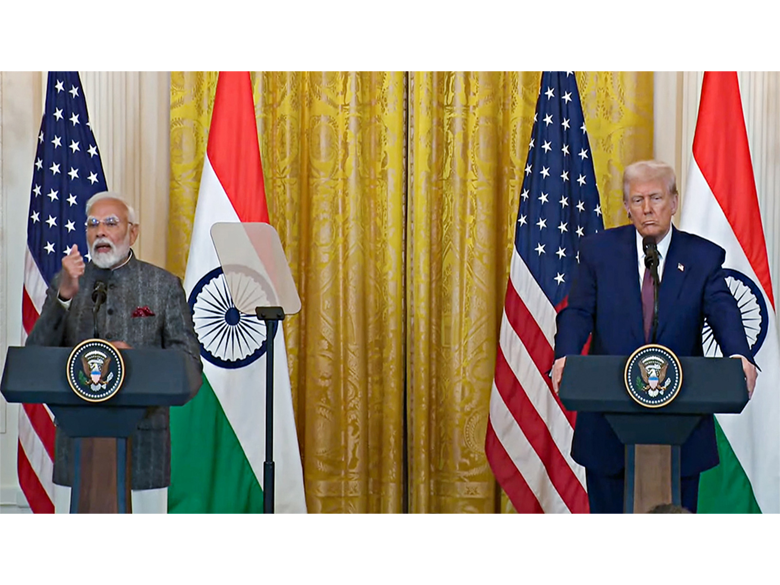 Prime Minister Narendra Modi and US President Donald Trump (Photo/ANI)