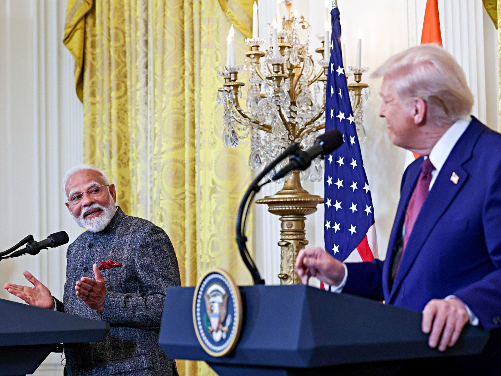 Prime Minister Narendra Modi and US President Donald Trump (File Photo/ANI)