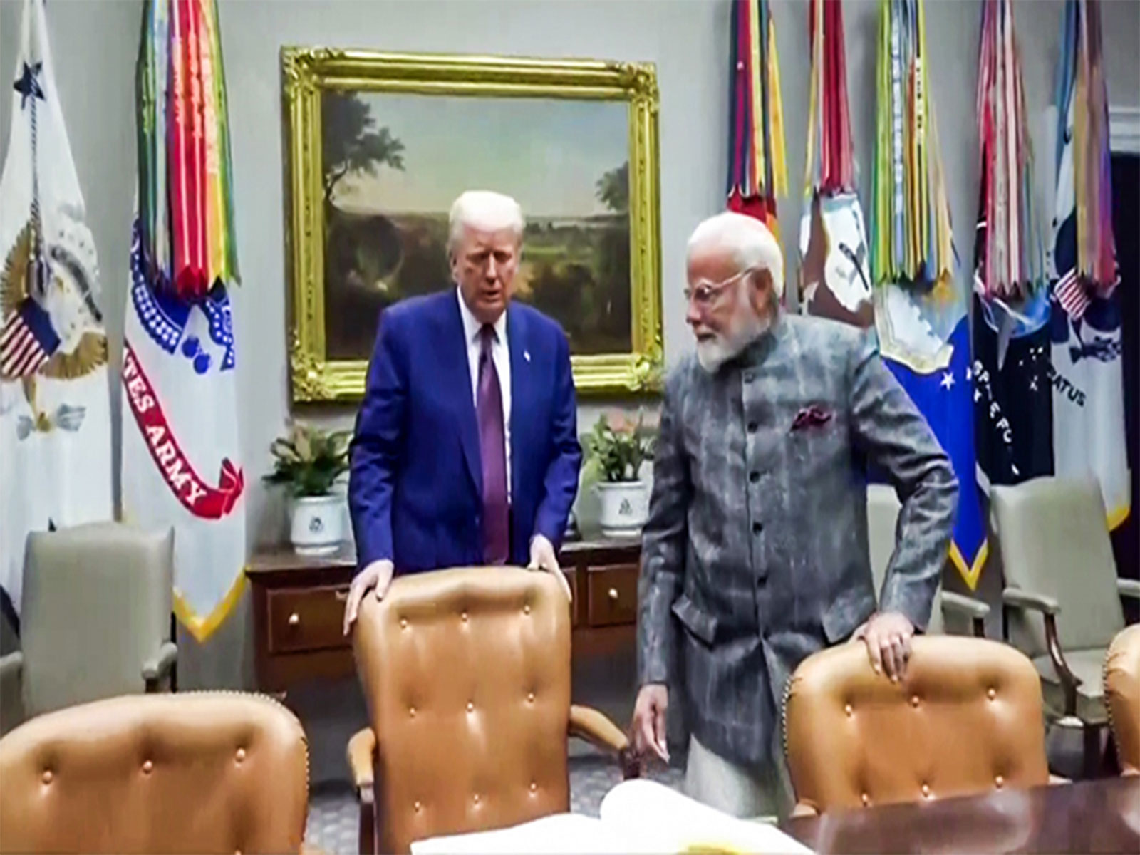 PM Modi with US President Donald Trump File Photo/ANI)