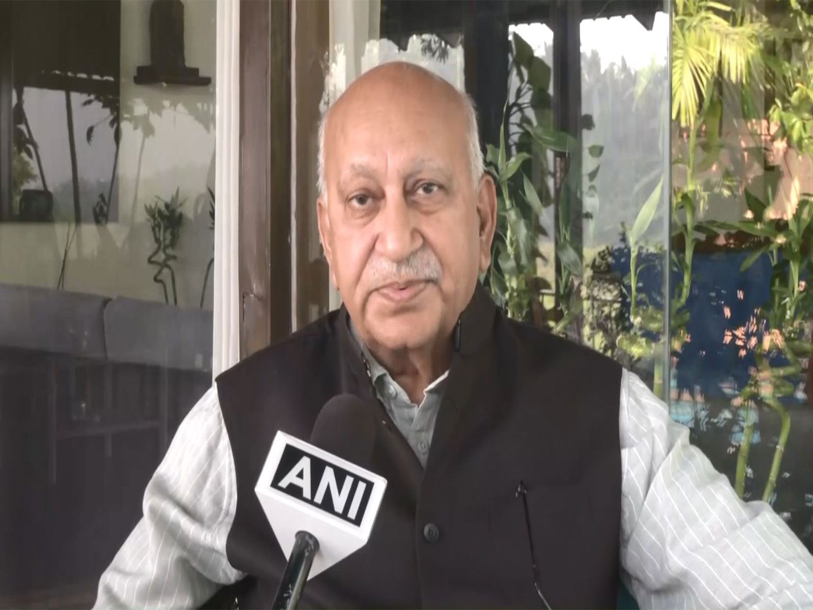 Former MoS MEA MJ Akbar (Photo/ANI)