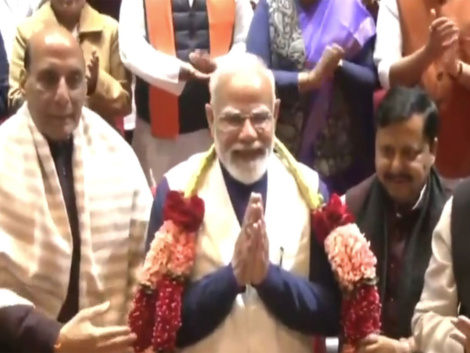 PM Narendra Modi felicitated for successful US trade deal (Photo/ANI)