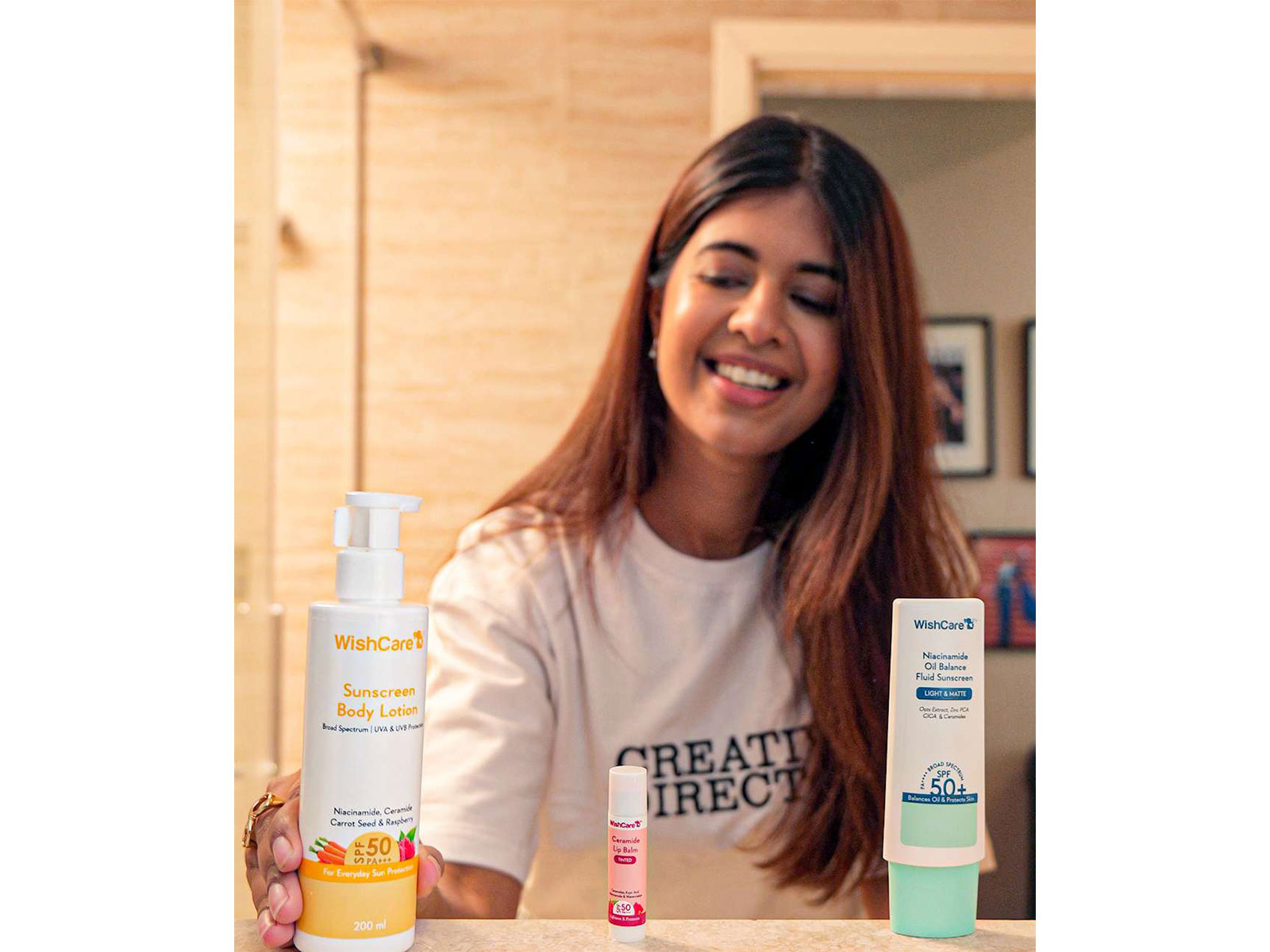 WishCare's Sunscreens are really convenient for today's multifunctional hustlers," said digital creator, singer and actor Sejal Kumar