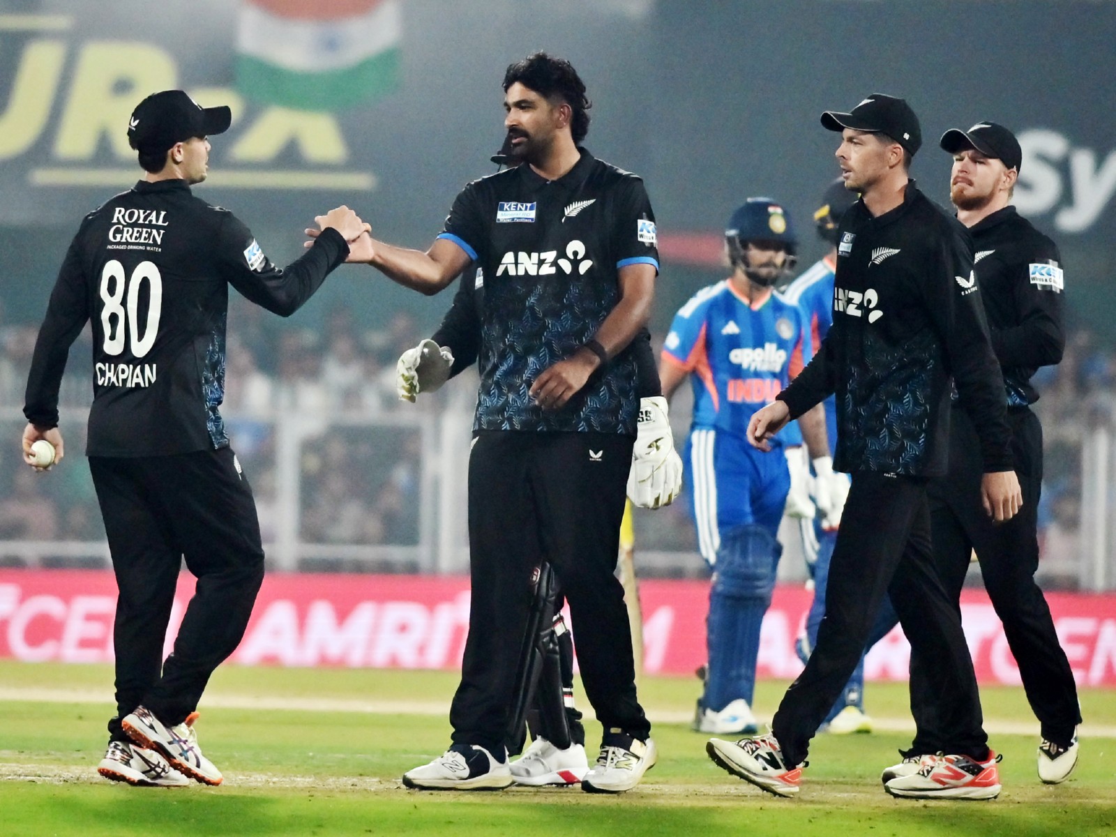 New Zealand players in action (File photo: ANI)
